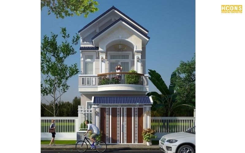 Mẫu xây thiết kế Nhà 1.2 tỷ