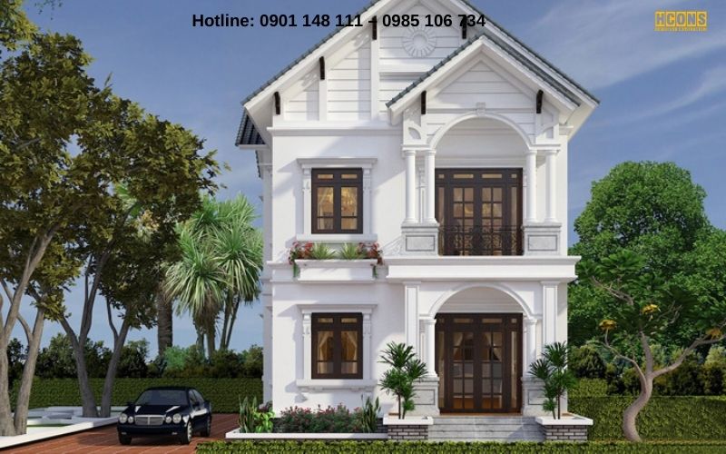 Mẫu nhà 2 tầng đẹp 700 Triệu