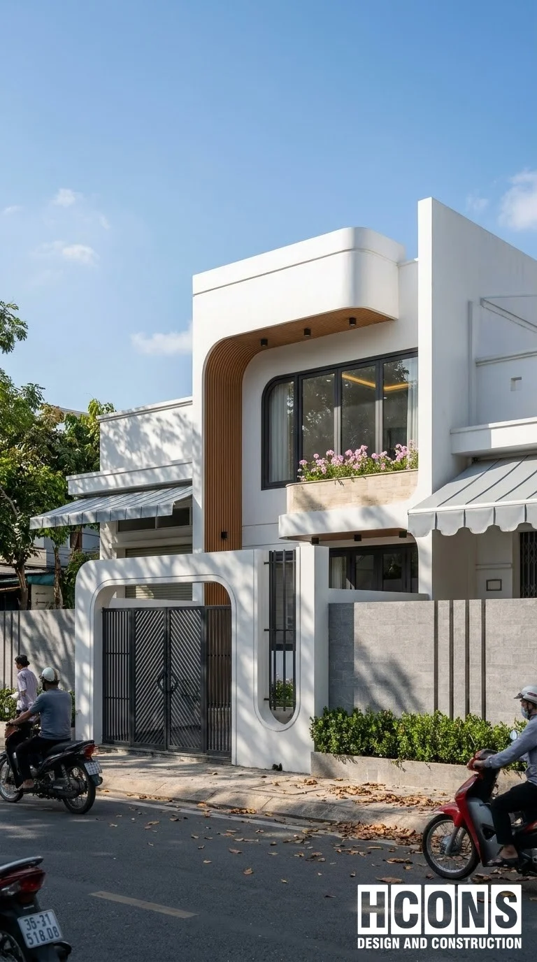 Khám Phá Mẫu Nhà Phố Hiện Đại Chữ Đẹp Tinh Tế Tại Huế